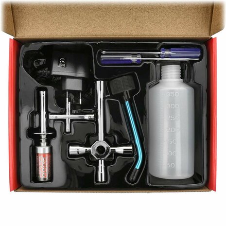 Nitro Starterkit (Glow Starter 200mAh, Brandstoffles, Gereedschap)