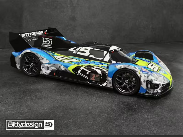 Bittydesign 499R clear Hypercar body 1/10 190mm TC