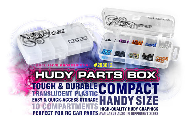 HUDY PARTS BOX - 10-COMPARTMENTS - 298012