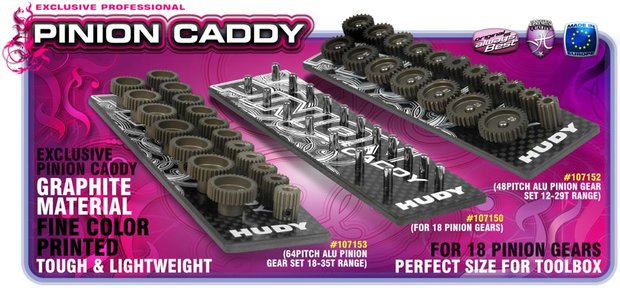 Hudy Graphite Pinion Caddy - 107150