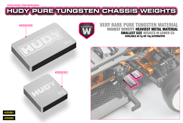 HUDY PURE TUNGSTEN WEIGHT 10g - 293082