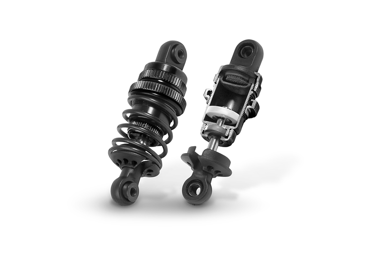 XRAY T4 ALU SHOCK ABSORBERSET BLACK (2) Racingline RC