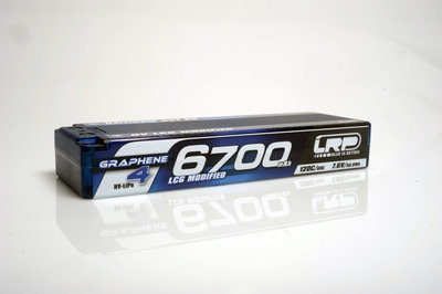 LRP HV Stock Spec GRAPHV LCG Modified GRAPHENE-4 6700mAh Hardcase Akku - 7.6V LiPo - 120C/60C - 431271