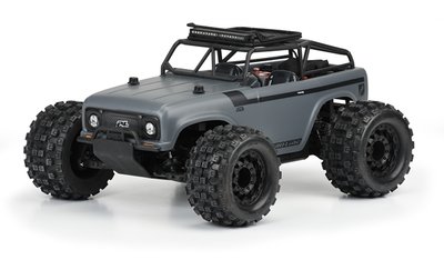 Proline Ambush Clear Body with Ridge-Line Trail Cage for PRO-MT 4x4 & Stampede 4x4 - 3504-00