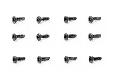 YellowRC Round Head Self Tapping Screws 2.3x16mm (12pcs), Yel13026 - 13026