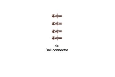 TAMIYA 5mm Ball Connector: 43514 - 4pcs - 9804205