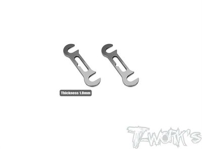 T-Work`s 1mm Front Roll Center Spacer ( For Xray X4 ) 2pcs.