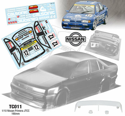 TC011 1/10 Nissan Primera JTCC, 190mm BR