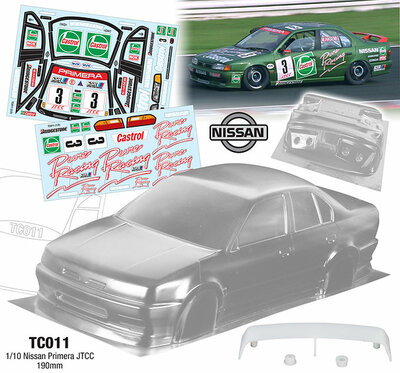 TC011 1/10 Nissan Primera JTCC, 190mm CA