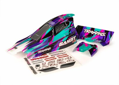 Traxxas Body, Bandit Vxl, Purple (painted, Decals Applied) - 2436T