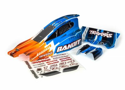 Traxxas Body, Bandit (also Fits Bandit Vxl), Orange (painted, Decals Applied) - 2450T