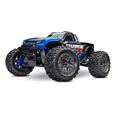 Traxxas Stampede 4x4 Bl2-s Brushless: 1/10-scale 4wd Monster Truck Tq 2.4ghz - Blue - 67154-4BLUE