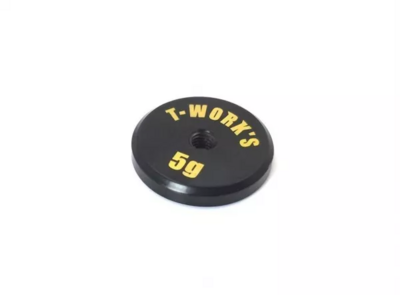 T-Work´s Brass Anodized Precision Balancing Weight LCG 5g - Black