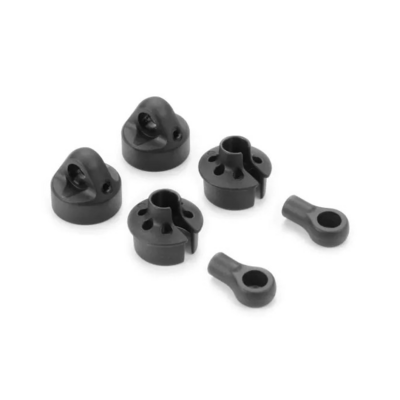 Xray Composite Short Shock Cap, Spring Collar & Ball Joint - Big Bore (2) - 368014-S