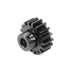 Hudy Pinion Gear - Hard Steel - 17t (module 1) - 294317