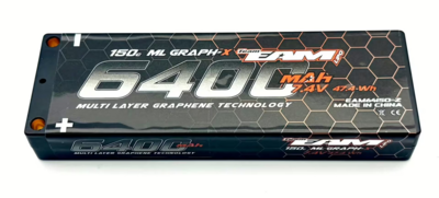 Team EAM - Multi Layer Graph-X 6400mAh 150C - 7,4V - 252g, - 19,5mm - 2S ULCG LiPo