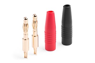 Kavan Bananas Plug 4mm Solder (Black+Red)