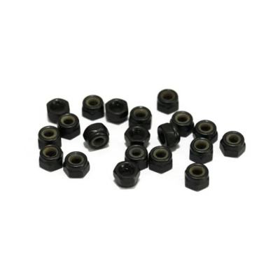Nylock Nuts M3 (Black) (Z-S0629)