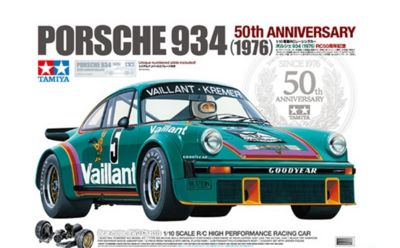 TAMIYA Vaillant-Kremer Porsche 934 turbo rsr (1976) 50e jubileum.