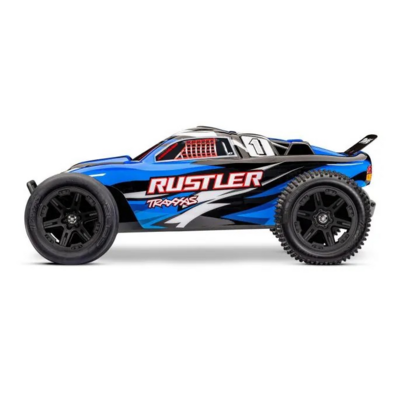 Traxxas Rustler 2wd Brushed Incl Battery & Usb-c Charger Blue X - 37254-8-BLUEX
