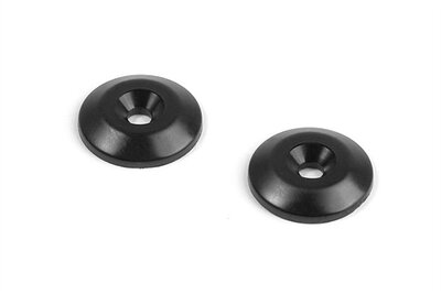 Xray Composite Rear Wing Shim - Black (2), X353565 - 353565