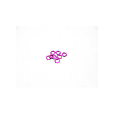 Hiro Seiko 3mm Alloy Spacer Set (0.75mm) [Purple]