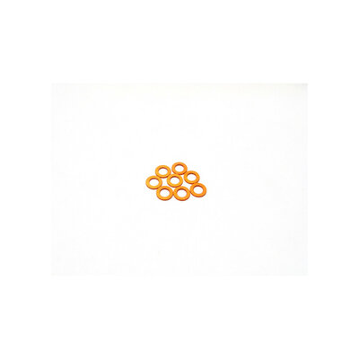 Hiro Seiko 3mm Alloy Spacer Set (0.75mm) [Orange]