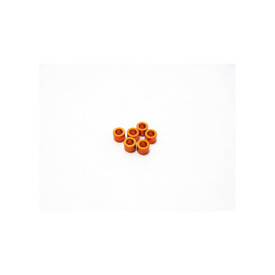 Hiro Seiko 3mm Alloy Spacer Set (3.0mm) [Orange]