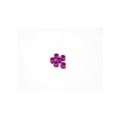 Hiro Seiko 3mm Alloy Spacer Set (3.0mm) [Purple]