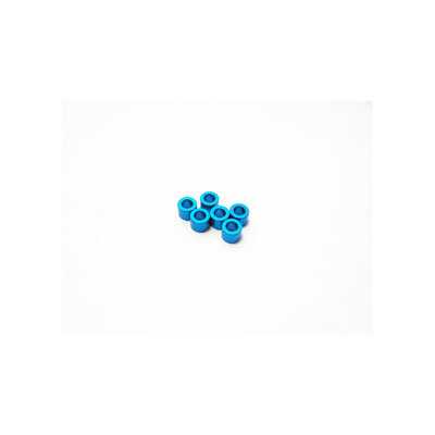 Hiro Seiko 3mm Alloy Spacer Set (4.0mm) [T-Blue]