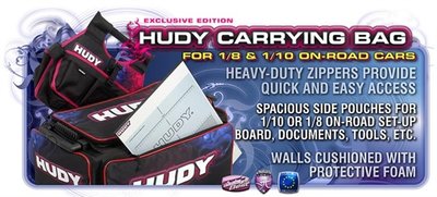 HUDY 1/10 & 1/8 Carrying Bag + Tool Bag - Exclusive Edition - 199120