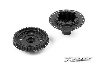 XRAY COMPOSITE GEAR DIFF. CASE & COVER - 304910