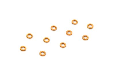 XRAY ALU SHIM 3x5x1.0MM - ORANGE - 303141-O