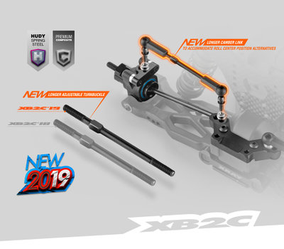 XRAY XB2 - 2019 Specs - 2WD 1/10 Electric Off-Road Carpet Edition - 320006
