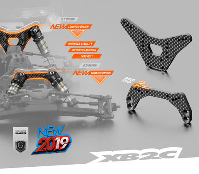 XRAY XB2 - 2019 Specs - 2WD 1/10 Electric Off-Road Carpet Edition - 320006