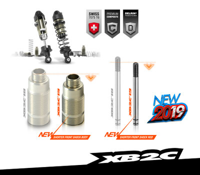 XRAY XB2 - 2019 Specs - 2WD 1/10 Electric Off-Road Carpet Edition - 320006