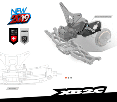 XRAY XB2 - 2019 Specs - 2WD 1/10 Electric Off-Road Carpet Edition - 320006