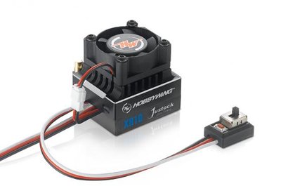 Hobbywing XeRun XR10 Justock 1/10 ESC, 60A, Black - 30112000