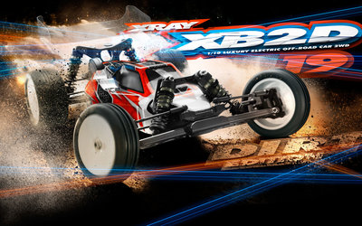 XRAY XB2 - 2019 SPECS - 2WD 1/10 ELECTRIC OFF-ROAD CAR - DIRT EDITION - 320005