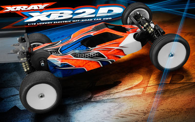 XRAY XB2 - 2019 SPECS - 2WD 1/10 ELECTRIC OFF-ROAD CAR - DIRT EDITION - 320005