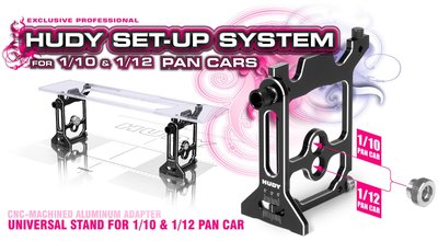 HUDY Universal Exclusive Set-Up System For 1/10 & 1/12 Pan Cars - 109405