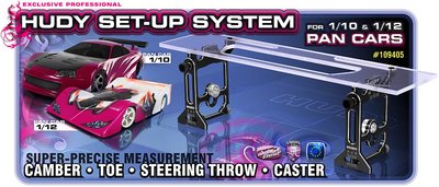 HUDY Universal Exclusive Set-Up System For 1/10 & 1/12 Pan Cars - 109405