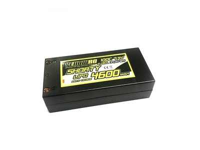 Yellow RC LiPo 4600mAh 7,4V 2S 100C Shorty Hardcase - YEL2646