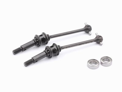 Radtec XRAY T4 Premium Steel Double Joint Drive Shaft Set 51MM Version 2 - RAD-XR-10035