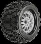 Proline Badlands MX28 2.8 (Traxxas Style Bead) All Terrain Tires Mounted on F-11 Stone - 10125-25