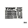 42246 TRF Sticker C (Mirror Finish Border / Black)