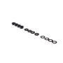 RUDDOG 3mm Washer Set Black (0.5mm/1.0mm/2.0mm)