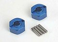 Traxxas Wheel Hubs, Hex (blue-anodized, Lightweight Aluminum) (2)/ A, Trx1654x - 1654X