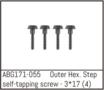 Outer Hex. Step Self-Tapping Screw M3*17 (4) absima
