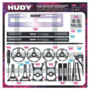 Hudy Set-up Toolset 1/8 On-road Cars - 108051